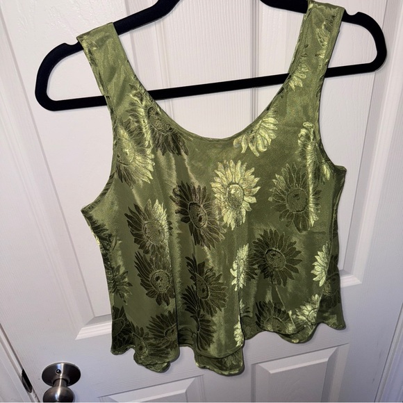 Y2K Victoria's Secret Satin Floral Tank - Picture 7 of 13